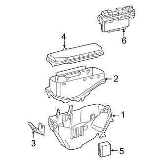 Mercedes-Benz OE - Electrical - Fuse & Relay (Engine Compartment, Right Side)