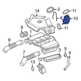 Mercedes-Benz OE - Engine Air Intake Hose Adapter