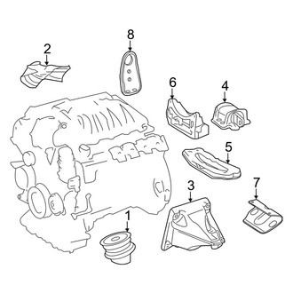 Mercedes-Benz OE - Engine & Transmission Mounting