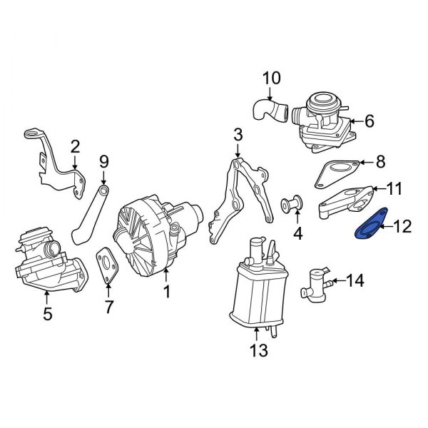 Secondary Air Injection Control Valve Gasket