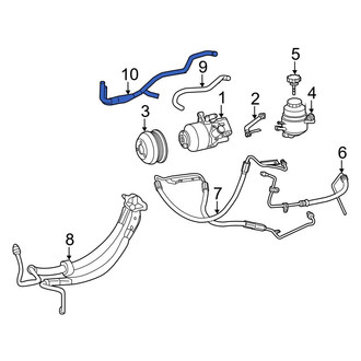 Mercedes-Benz OE - Power Steering Return Hose