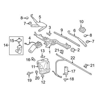 Mercedes-Benz OE - Windshield - Wiper & Washer Components