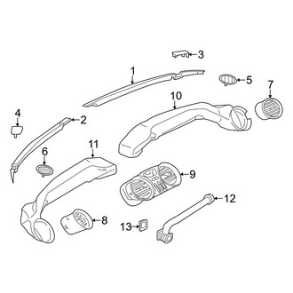 Mercedes-Benz OE - Instrument Panel - Ducts