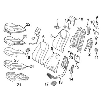 Mercedes-Benz OE - Seats & Tracks - Front Seat Components