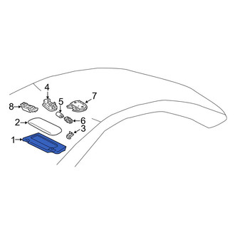 Mercedes-Benz OE - Left Sun Visor