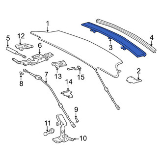 Mercedes-Benz OE - Front Convertible Top Tonneau Cover