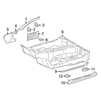 Mercedes-Benz OE - Pillars, Rocker & Floor - Interior Trim