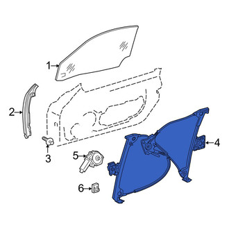 Mercedes-Benz OE - Front Left Window Regulator