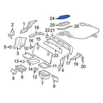 Mercedes-Benz OE - Left Quarter Panel Trim Cap