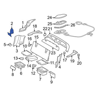 Mercedes-Benz OE - Rear Left Quarter Panel Trim Cap
