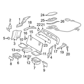 Mercedes-Benz OE - Quarter Panel - Interior Trim