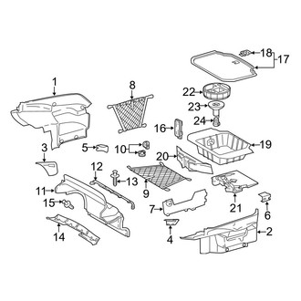 Mercedes-Benz OE - Rear Body & Floor - Interior Trim