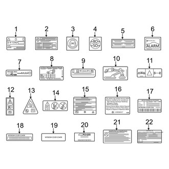 Mercedes-Benz OE - Information Labels - Labels