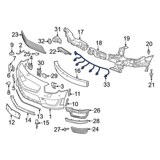 Mercedes-Benz OE - Rear Parking Aid System Wiring Harness