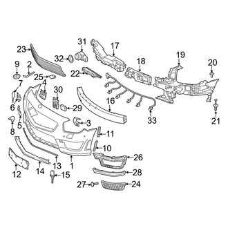 Mercedes-Benz OE - Front Bumper & Grille - Bumper & Components