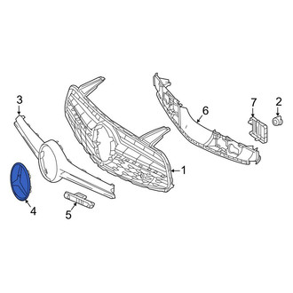Mercedes-Benz OE - Front Grille Emblem