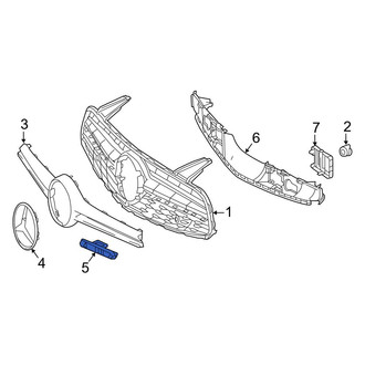 Mercedes-Benz OE - Front Grille Emblem