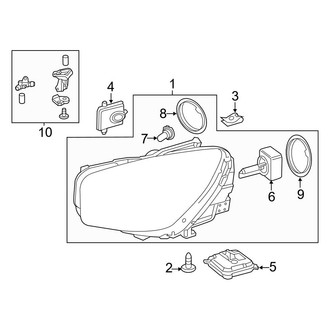 Mercedes-Benz OE - Front Lamps - Headlamp Components