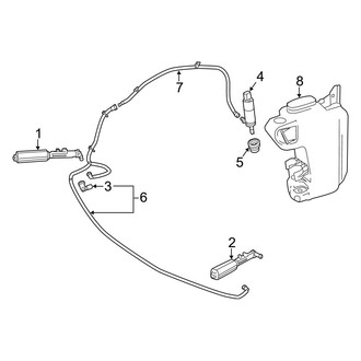 Mercedes-Benz OE - Front Lamps - Washer Components