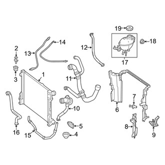 Mercedes-Benz OE - Cooling - Radiator & Components (Primary)