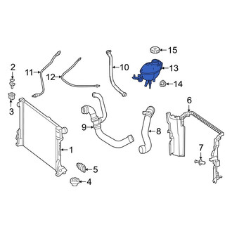 Mercedes-Benz OE - Engine Coolant Reservoir