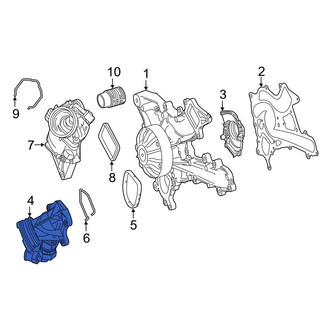 Mercedes-Benz OE - Engine Coolant Inlet Flange