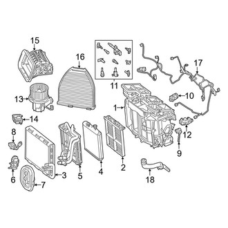Mercedes-Benz OE - Air Conditioner & Heater - Evaporator & Heater Components