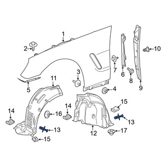 Mercedes-Benz OE - Fender Liner Retainer