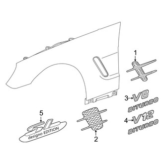 Mercedes-Benz OE - Fender - Exterior Trim