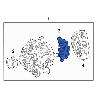 Mercedes-Benz OE - Charging System Voltage Regulator