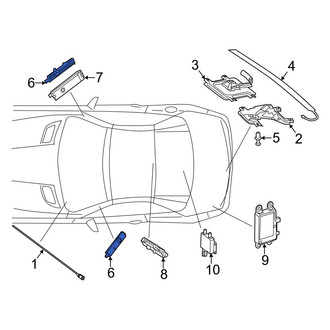 Mercedes-Benz OE - Front Outer Antenna Amplifier