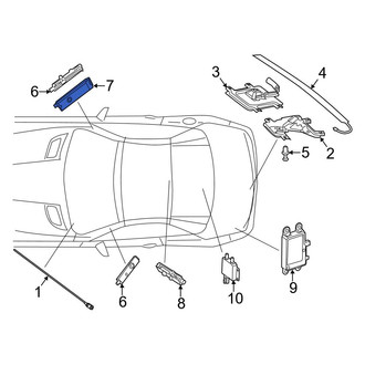 Mercedes-Benz OE - Front Inner Antenna Amplifier