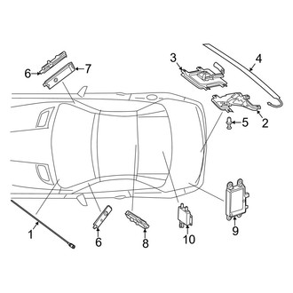 Mercedes-Benz OE - Electrical - Antenna