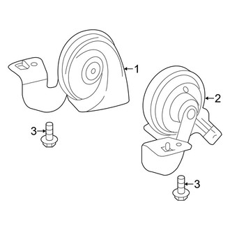 Mercedes-Benz OE - Electrical - Horn