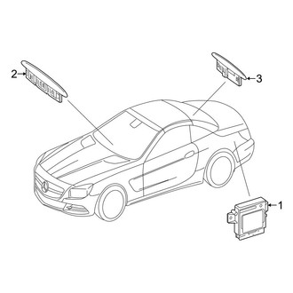 Mercedes-Benz OE - Electrical Components (Parktronic System (PTS))