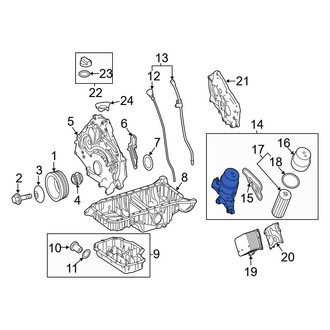 Mercedes-Benz OE - Engine Oil Filter Housing