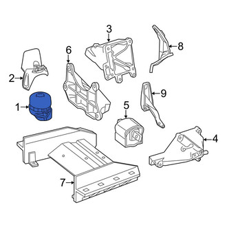 Mercedes-Benz OE - Front Left Engine Mount