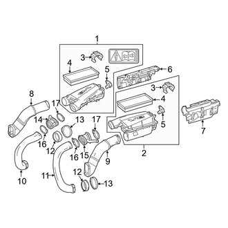 Mercedes-Benz OE - Engine - Air Intake (5.5L)