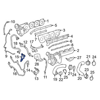 Mercedes-Benz OE - Turbocharger Coolant Line