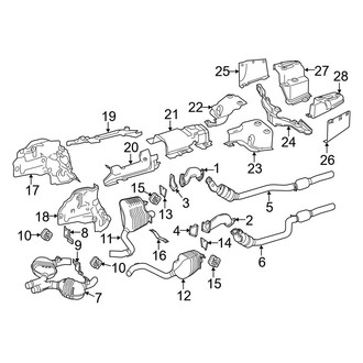 Mercedes-Benz OE - Exhaust System - Exhaust Components