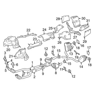 Mercedes-Benz OE - Exhaust System - Exhaust Components