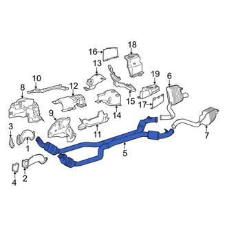 Mercedes-Benz OE - Catalytic Converter