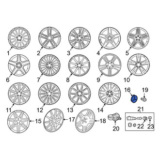 Mercedes-Benz OE - Wheel Cap