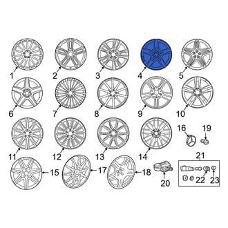 Mercedes-Benz OE - Front Wheel