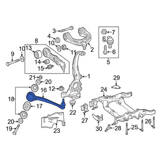 Mercedes-Benz OE - Front Right Lower Forward Suspension Control Arm