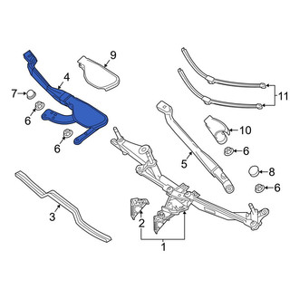 Mercedes-Benz OE - Right Wiper Arm