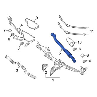 Mercedes-Benz OE - Left Wiper Arm