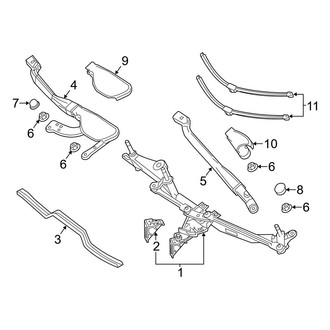 Mercedes-Benz OE - Windshield - Wiper Components