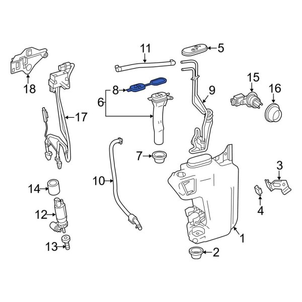 Washer Fluid Reservoir Cap