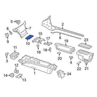 Mercedes-Benz OE - Front Console Trim Panel